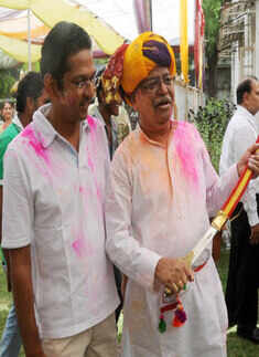 Ravi Saxena's Holi party in Ahmedabad