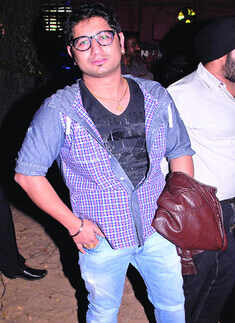 Ayushmann, Kunaal at a filmy party