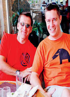 Fun during brunch at the Lalit Ashok