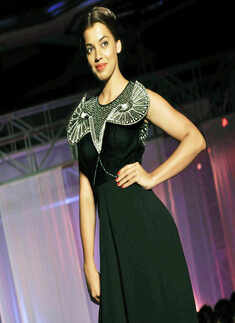 Mugdha Godse @ label launch