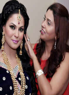 Veena Malik at a Cleopatra's event