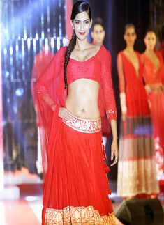 Sonam walks for Manish Malhotra