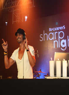 Celebs at Blackberrys show