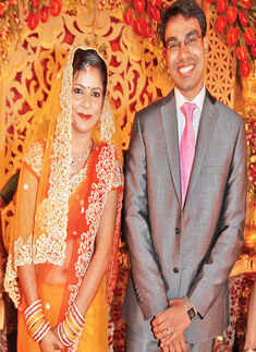 Utkarsh & Ekta's wedding reception