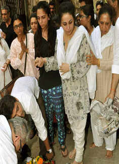 Jagdish Mali's funeral