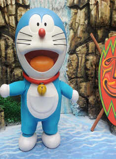 Kids have fun with Doraemon