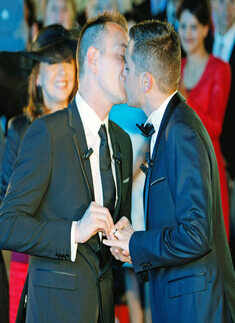 Vincent and Bruno, the first gay couple