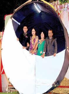 Samruddhi, Rahul Pise's wedding reception