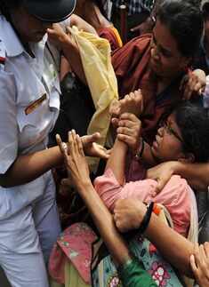 Locals hit the streets to protest gang rape