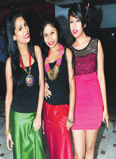 Celebs at a music concert