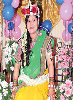 Shivani Sharma's baby shower ceremony