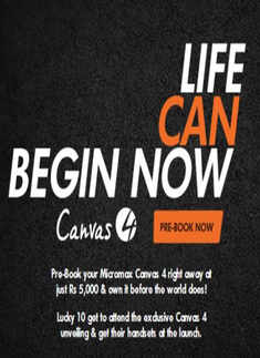Micromax Canvas 4 pre-bookings begin!