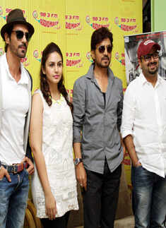 D-Day cast at Radio Mirchi