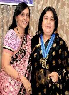 Installation ceremony of the Inner Wheel Club