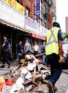 New York City building explosion