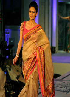 Sonakshi walks for an apparel brand