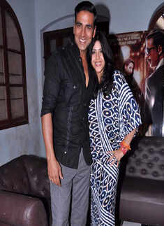 Ekta, Akki promote OUATIM Dobaara