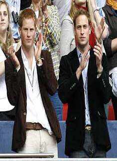 Prince Harry and William