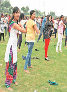 Kiran Bedi @ Self-defence training session