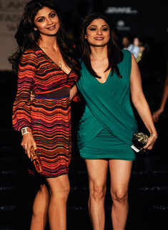Celebrity showstoppers at LFW '13
