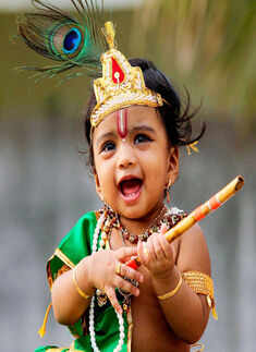 Meet Cute Little Krishnas!