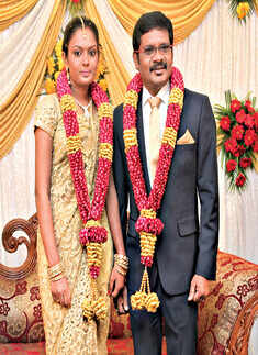 Kathir' & Shanthini's reception party 