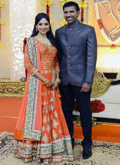 L Balaji - Priya Thalur's reception party