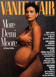 Pregnant stars on magazine covers