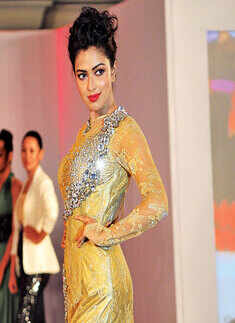 Celebs at a fashion show in Kochi