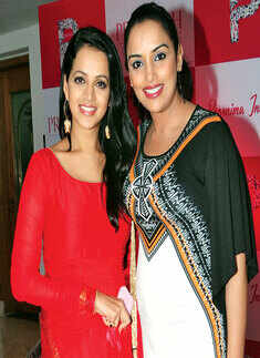 Celebs at a fashion show in Kochi