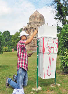 Public art event @ Lodhi Gardens