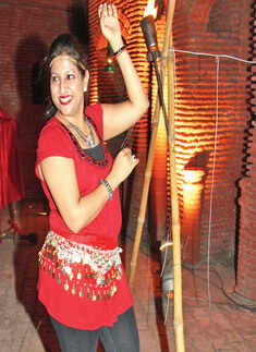 Chambal Night theme party by a club