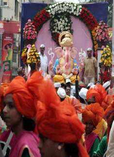 Ganapati procession  