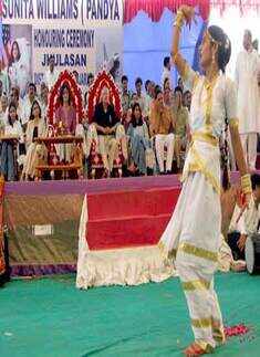 Sunita William visits Ahmedabad