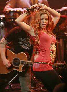 Shakira performs