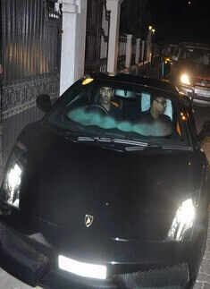 John drives his Lamborghini Gallardo