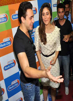 Bebo, Imran promote movie on radio