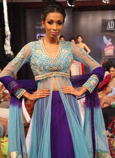 Manjari walks ramp for AD Singh 