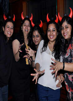 Party peeps celebrate Halloween