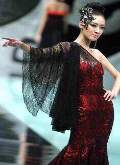 Ne Tiger's Hua Fu at China Fashion Week