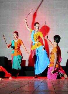 Kathak performance