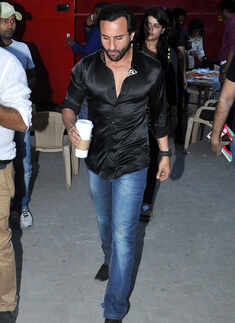 Saif Promotes Bullet Raja