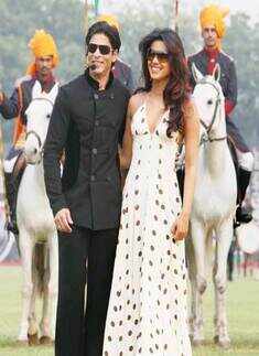 SRK and Priyanka in Delhi