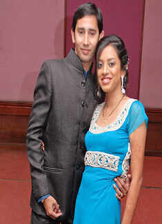 Purva, Kunal Nichal's cocktail ceremony