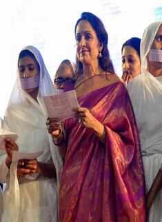 Hema Malini at Netaji Indoor