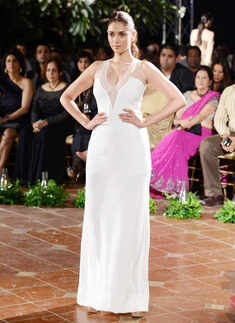 Aditi walks for Spanish show