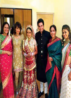 Karan Mehra's sister's wedding party