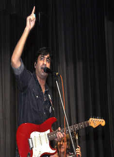 Pakistani band Laal performs