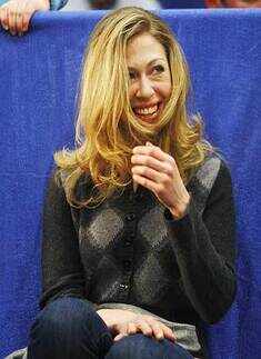 Chelsea campaigns for mom