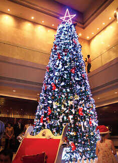 Christmas tree lighting ceremony